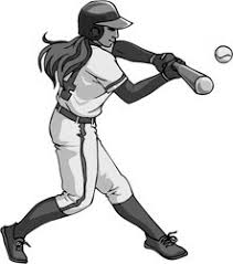 black and white softball player